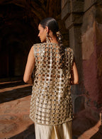 Reeva Cutwork Jacket Set