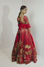 Shahi Gulab Lehenga