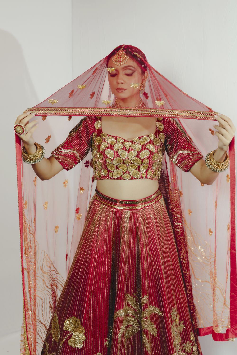 Shahi Gulab Lehenga