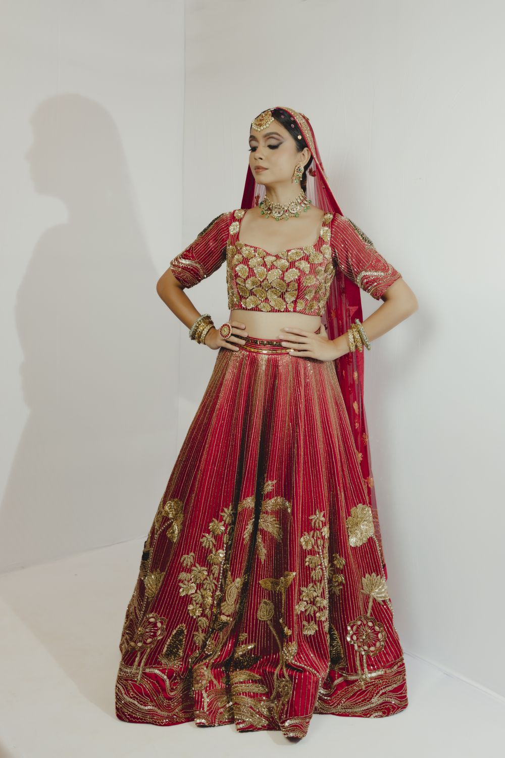 Shahi Gulab Lehenga Main image