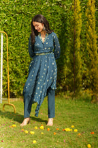 Bandhani Drape Pant Set