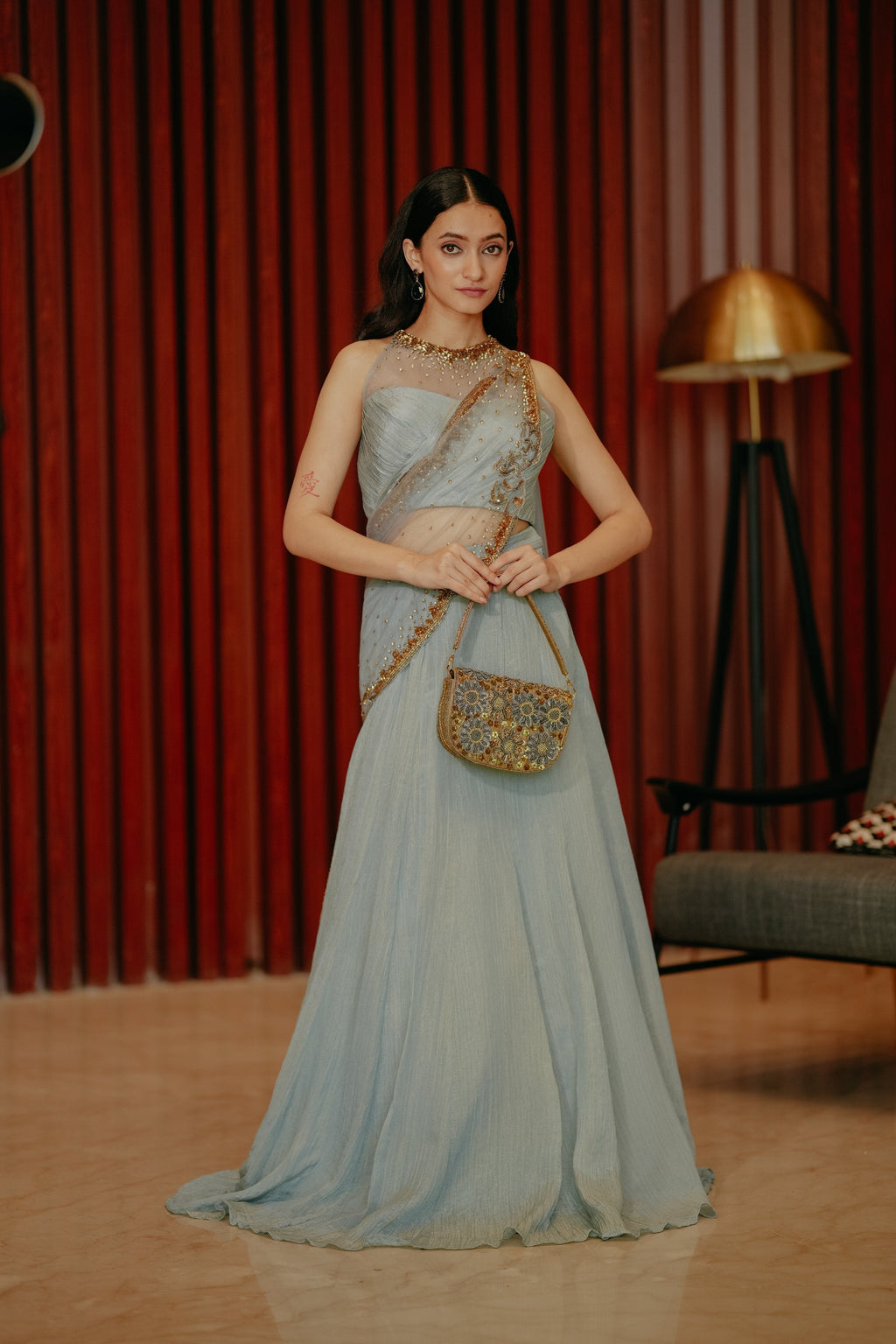 Drape Lehenga