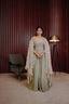 Tissue Ghagra with Embroidered Dupatta