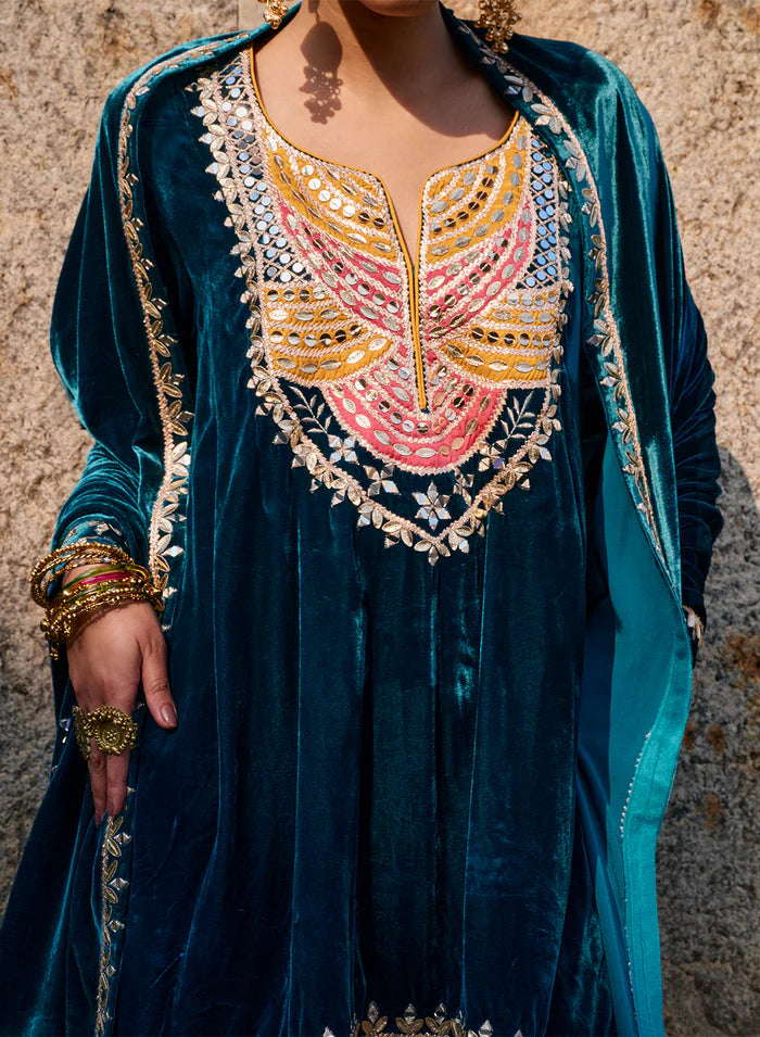 Sharvi Velvet Salwar Set