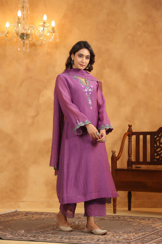 The Raat Ki Rani Royal Embroidered Suit Set