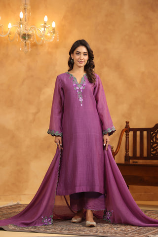 The Raat Ki Rani Royal Embroidered Suit Set