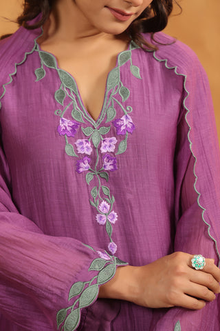 The Raat Ki Rani Royal Embroidered Suit Set