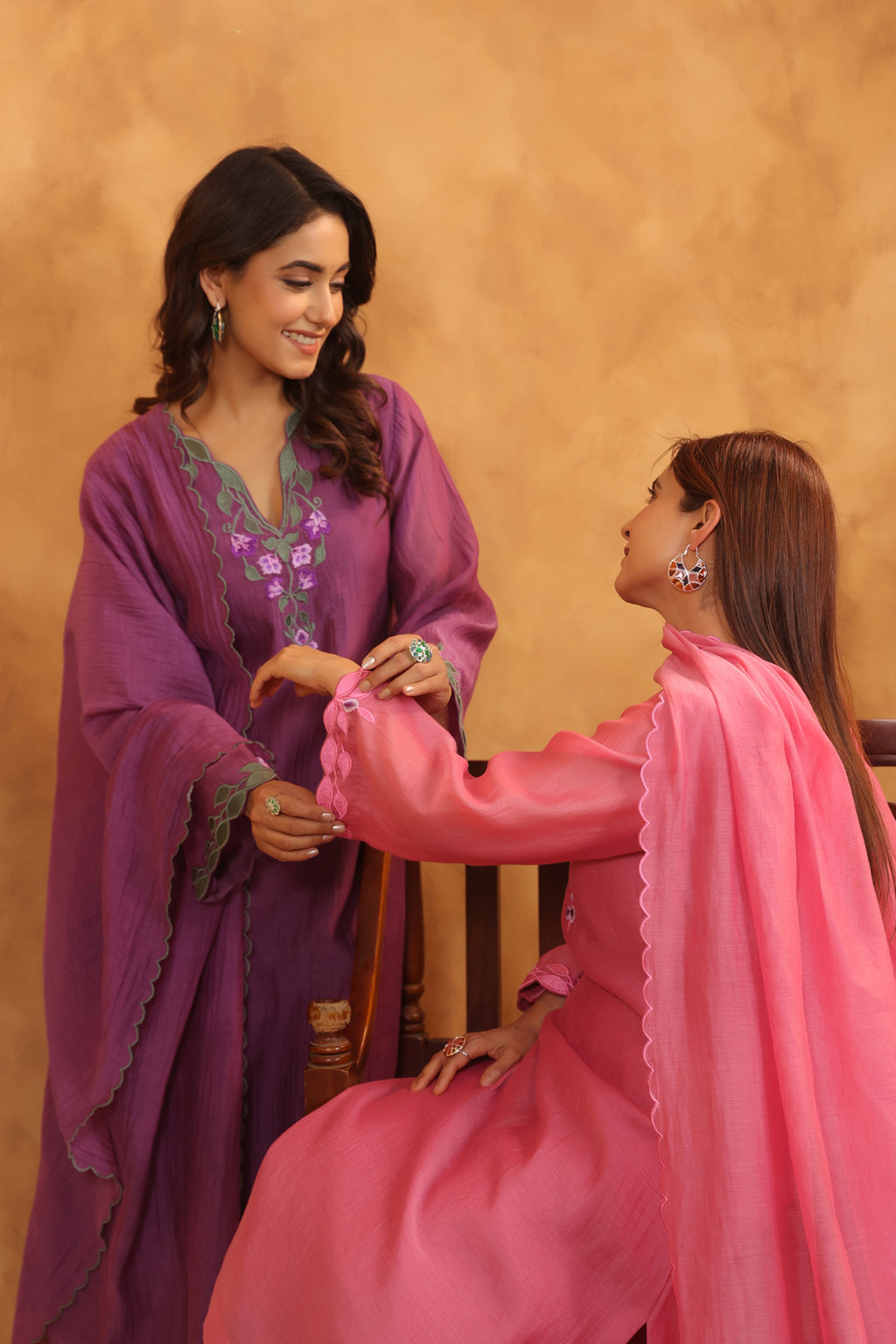The Raat Ki Rani Royal Embroidered Suit Set