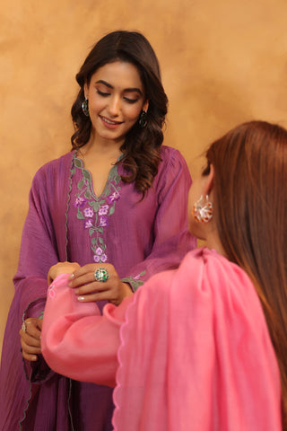 The Raat Ki Rani Royal Embroidered Suit Set