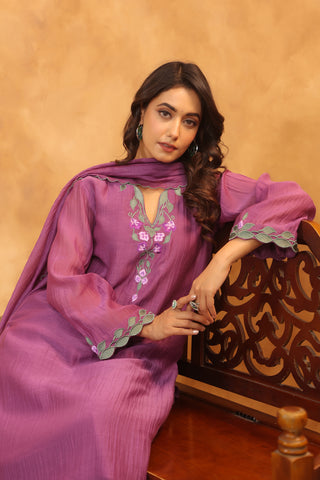 The Raat Ki Rani Royal Embroidered Suit Set