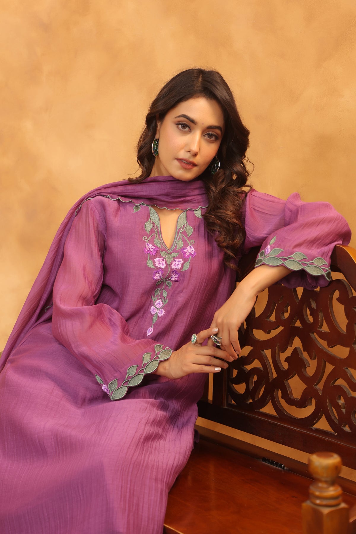 The Raat Ki Rani Royal Embroidered Suit Set