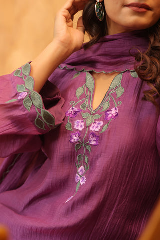 The Raat Ki Rani Royal Embroidered Suit Set