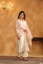 Ivory Bloom Hand Embroidered Kurta Set