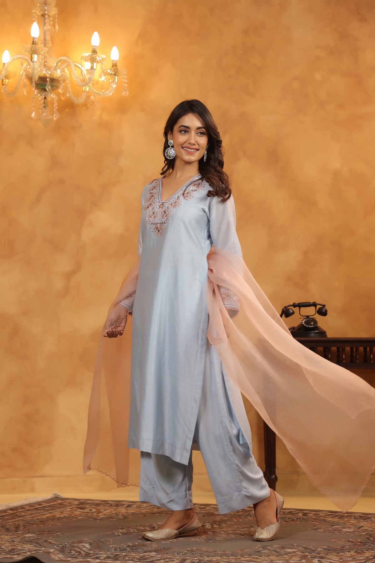 Oceanic Dream Sequenced Silk Set