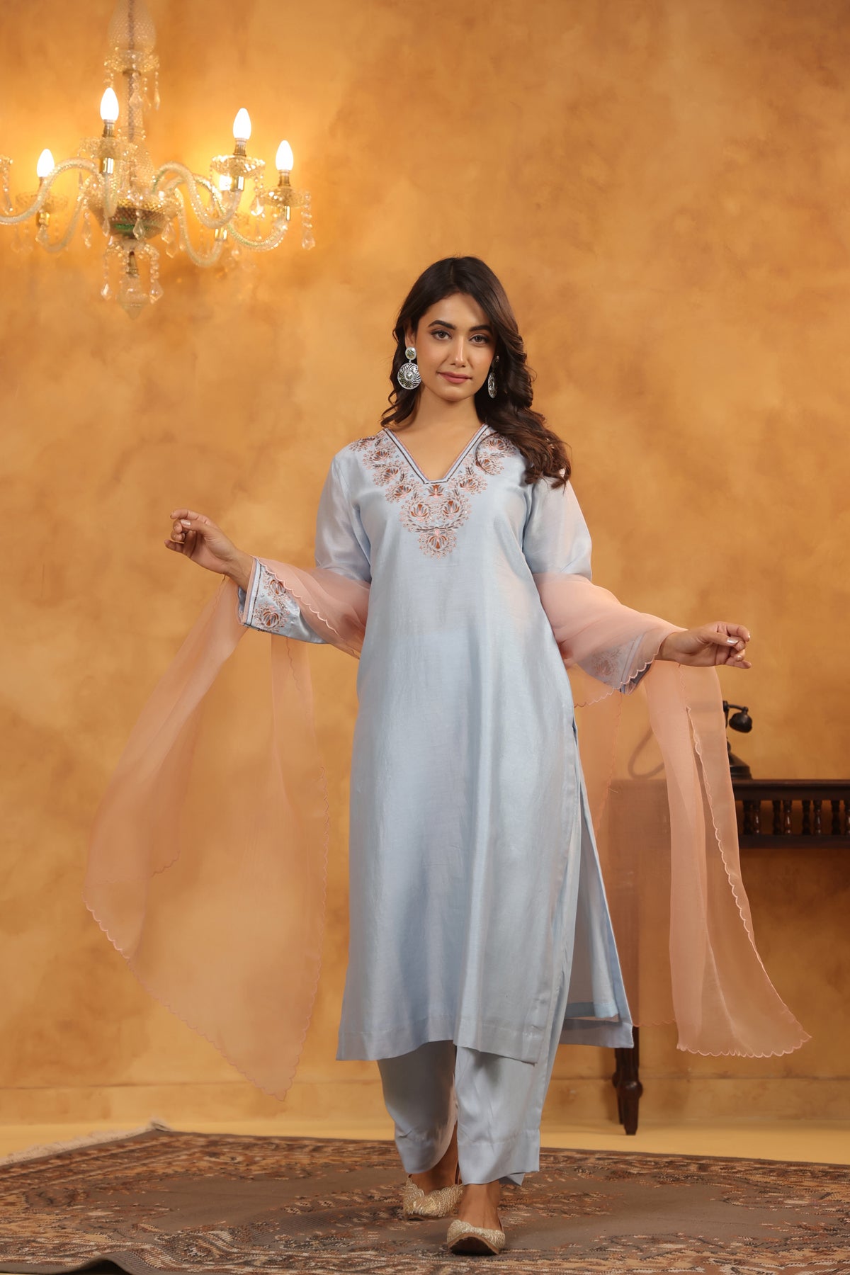 Oceanic Dream Sequenced Silk Set