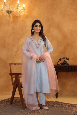 Oceanic Dream Sequenced Silk Set