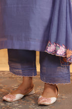 Twlight Haze Scalloped Kurta Set