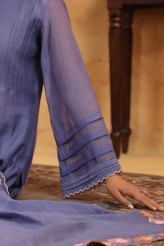 Twlight Haze Scalloped Kurta Set