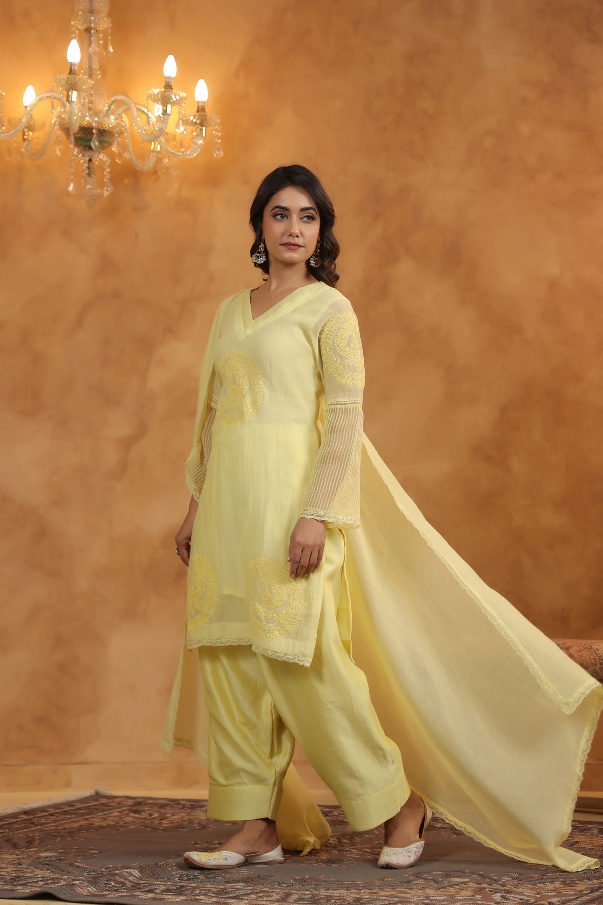 Sunkissed Silk Suit Set