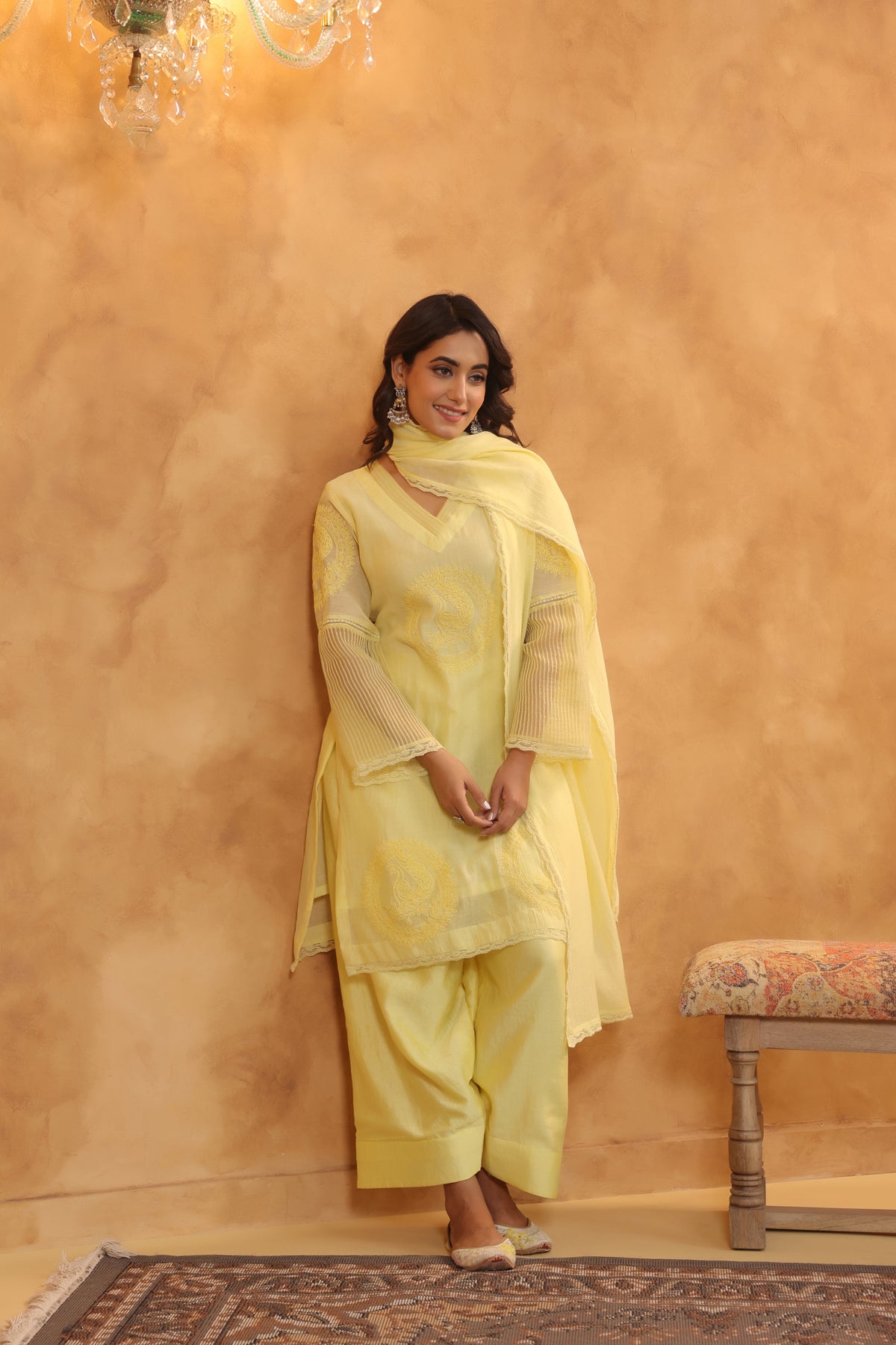 Sunkissed Silk Suit Set