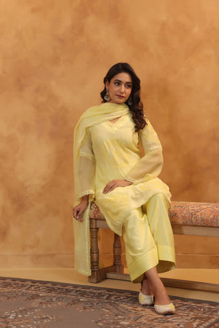 Sunkissed Silk Suit Set