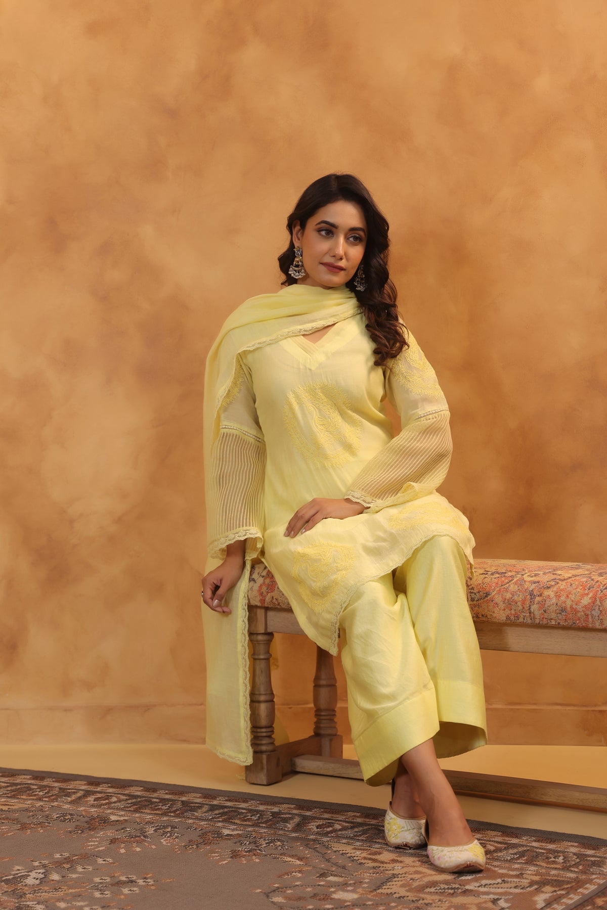 Sunkissed Silk Suit Set