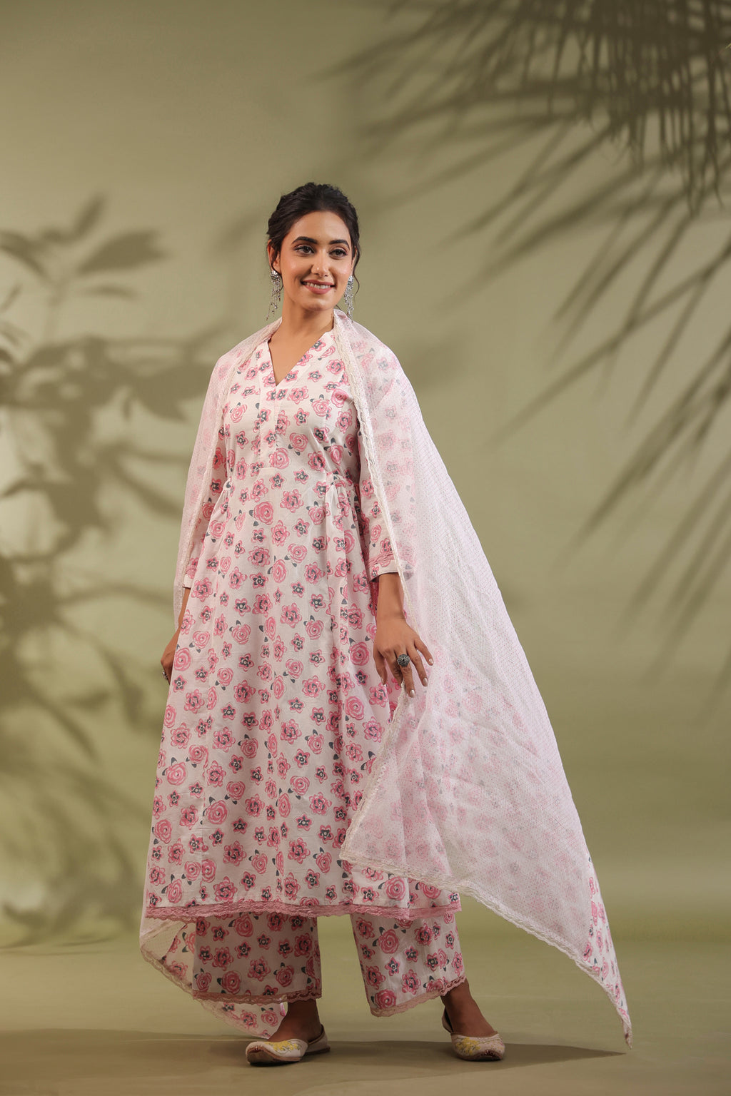 Rose A Line Kurta Set