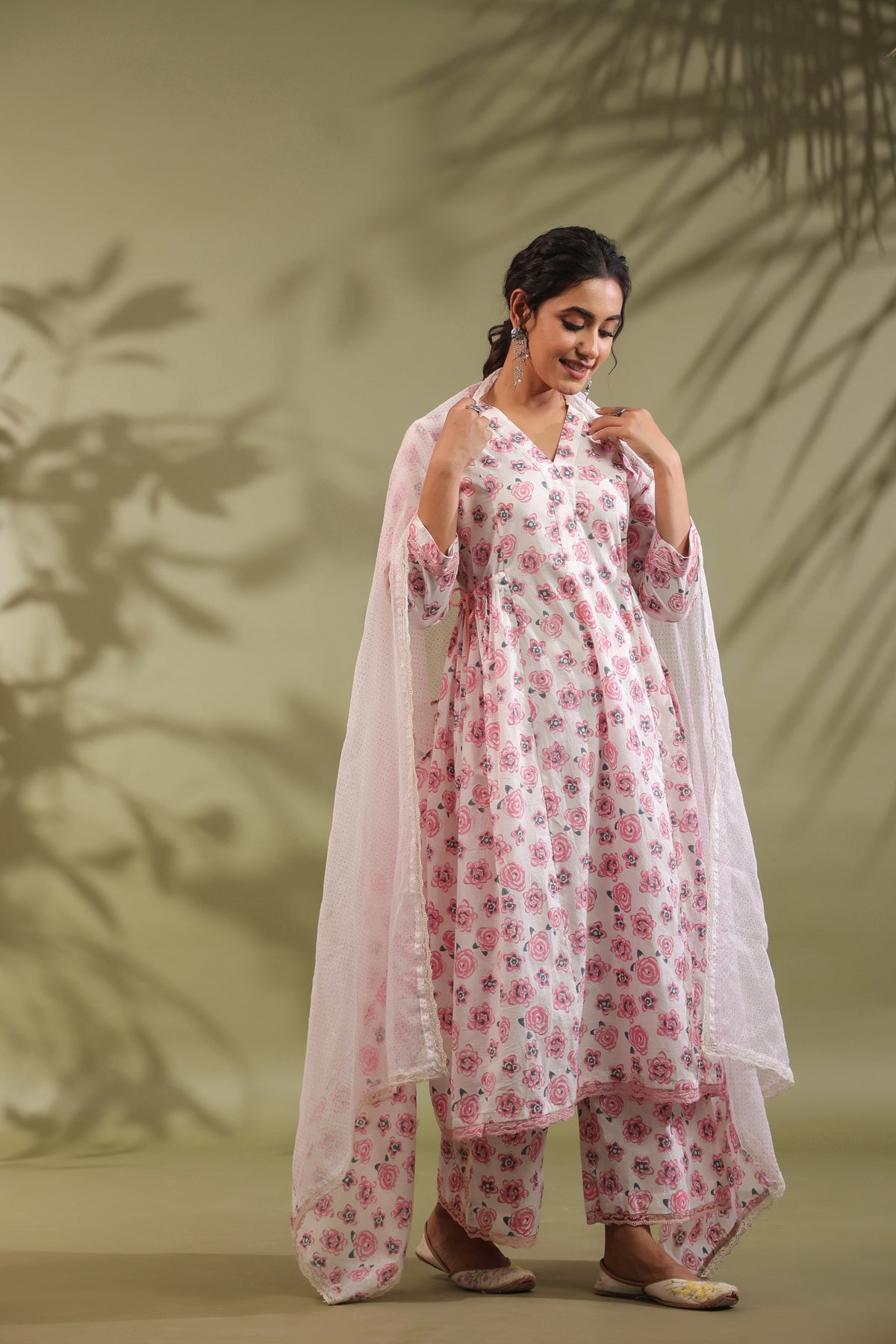 Rose A Line Kurta Set
