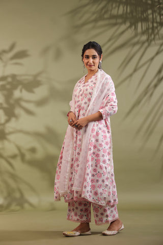 Rose A Line Kurta Set