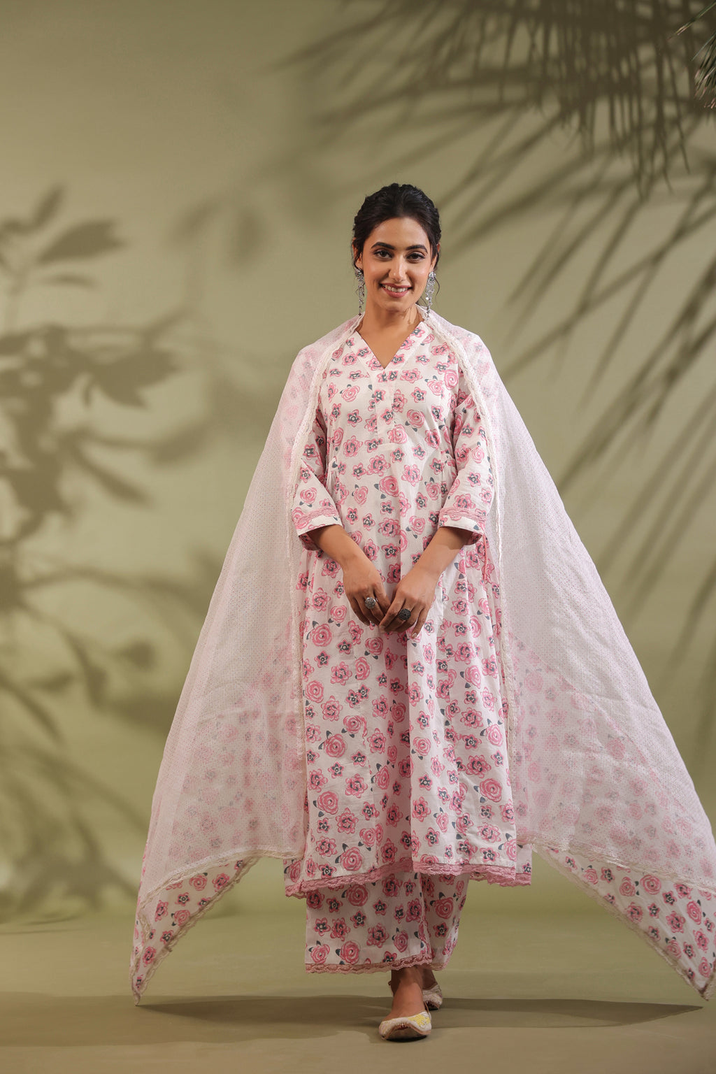 Rose A Line Kurta Set