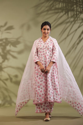 Rose A Line Kurta Set