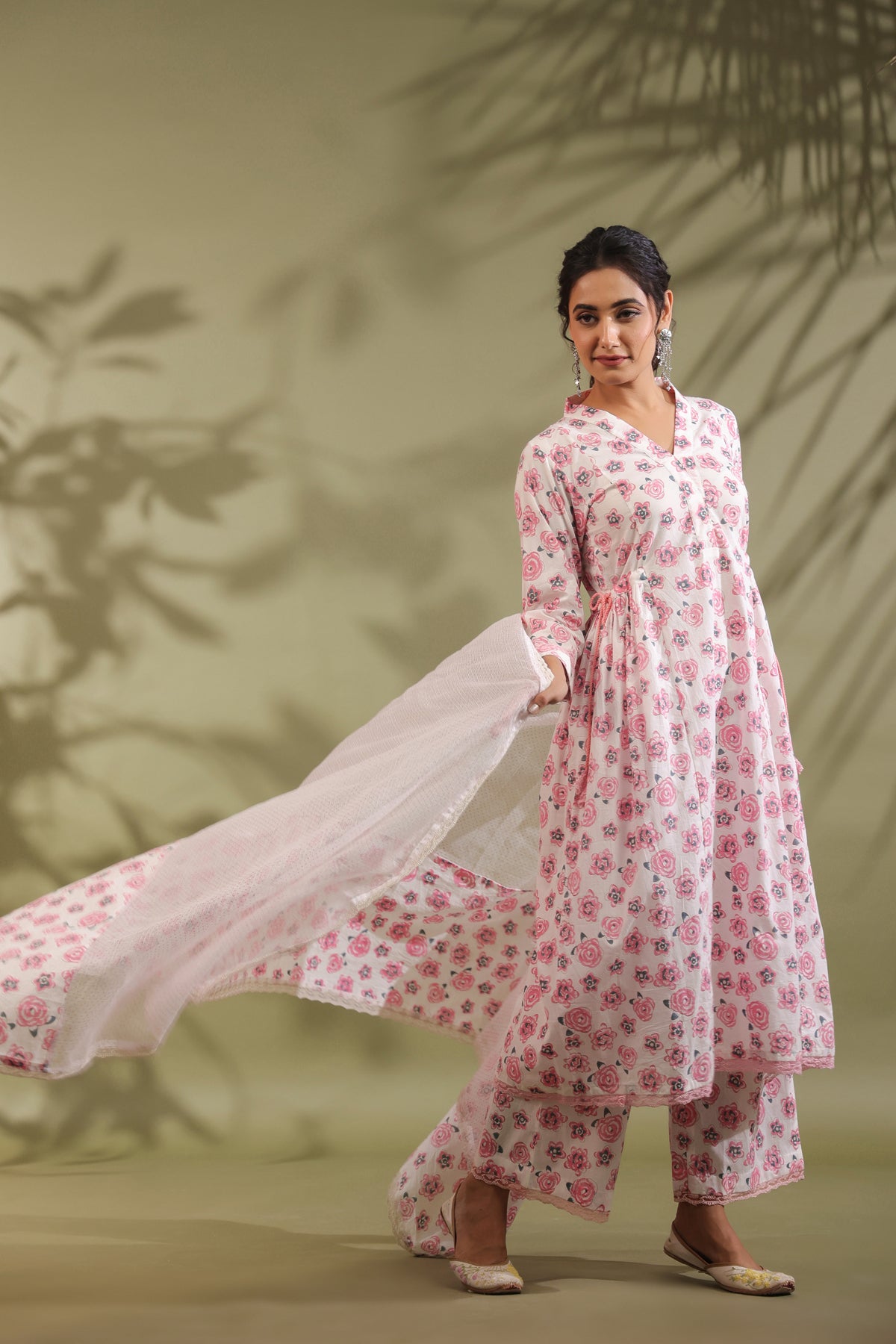 Rose A Line Kurta Set