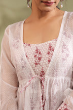 Hand Block Printed Kota Doria & Cotton Suit Set Of 3