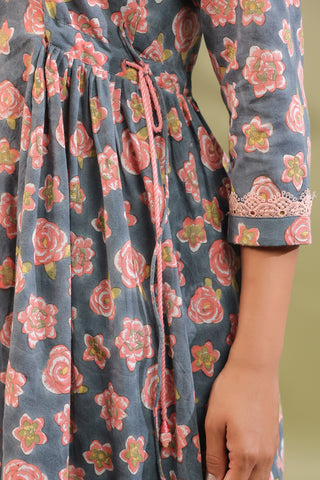 Hand Block Printed Cotton Suit Set Of 3