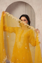 Sunflower Chanderi Suit Set