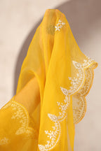 Sunflower Chanderi Suit Set