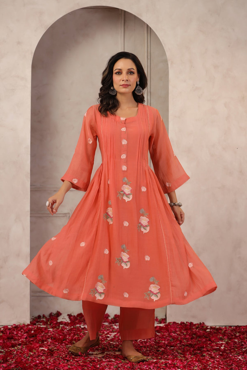 Mohena Chanderi Suit Set