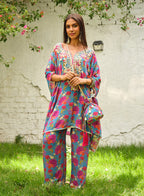 Sharvani Mirror Work Kaftan Set