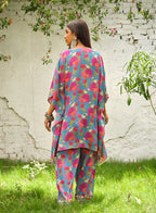Sharvani Mirror Work Kaftan Set