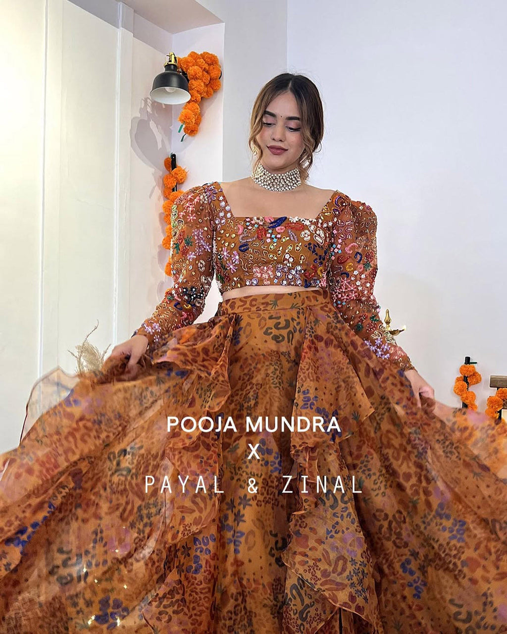 Pooja Mundra In Yellow Ruffles