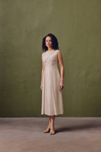 Parisian Kota Wrap Silk Dress