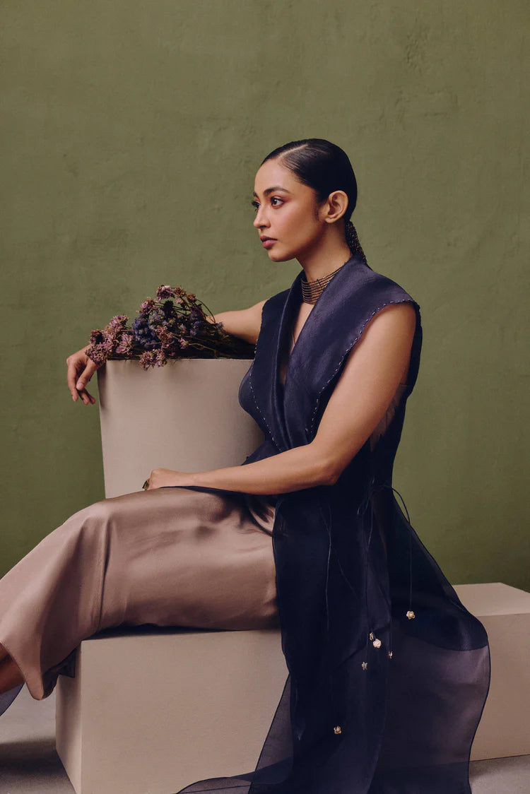 Mirage Organza Overlay Dress