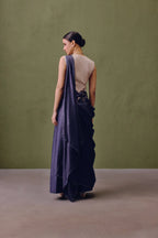 Frost Bloom Draped Waistcoat Set