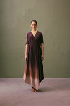 Lunar Ombre Silk Dress