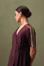 Lunar Ombre Silk Dress