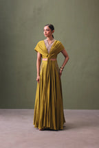 Sahara Silk Lehenga with Pocket Detailing