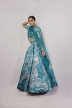 Amazonite Lehenga