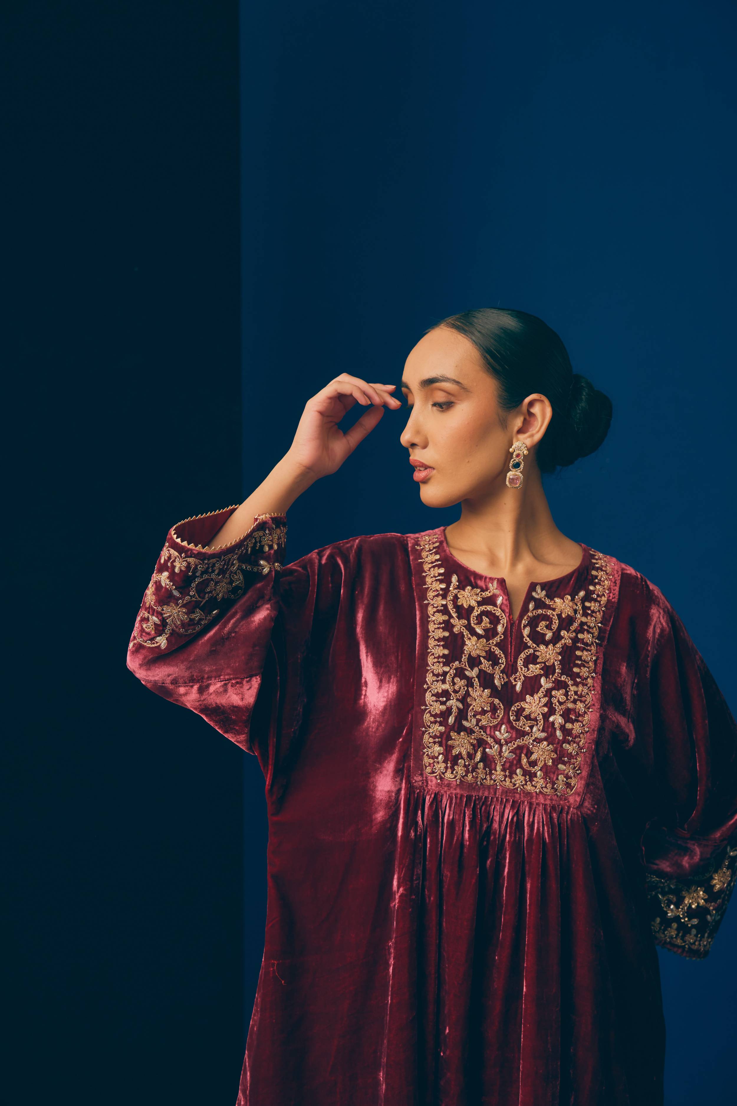 Chandni Heirloom Velvet Suit Set