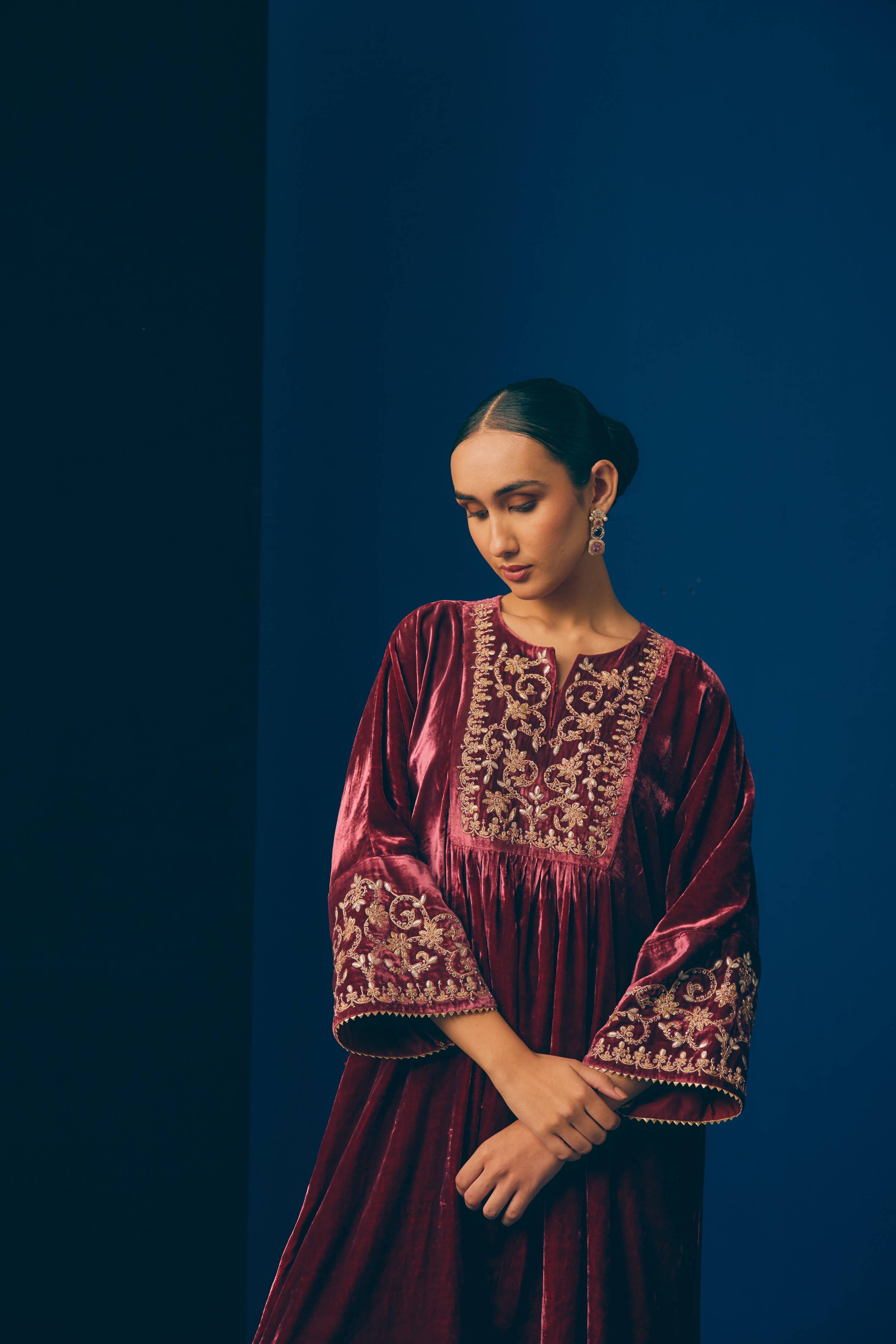 Chandni Heirloom Velvet Suit Set