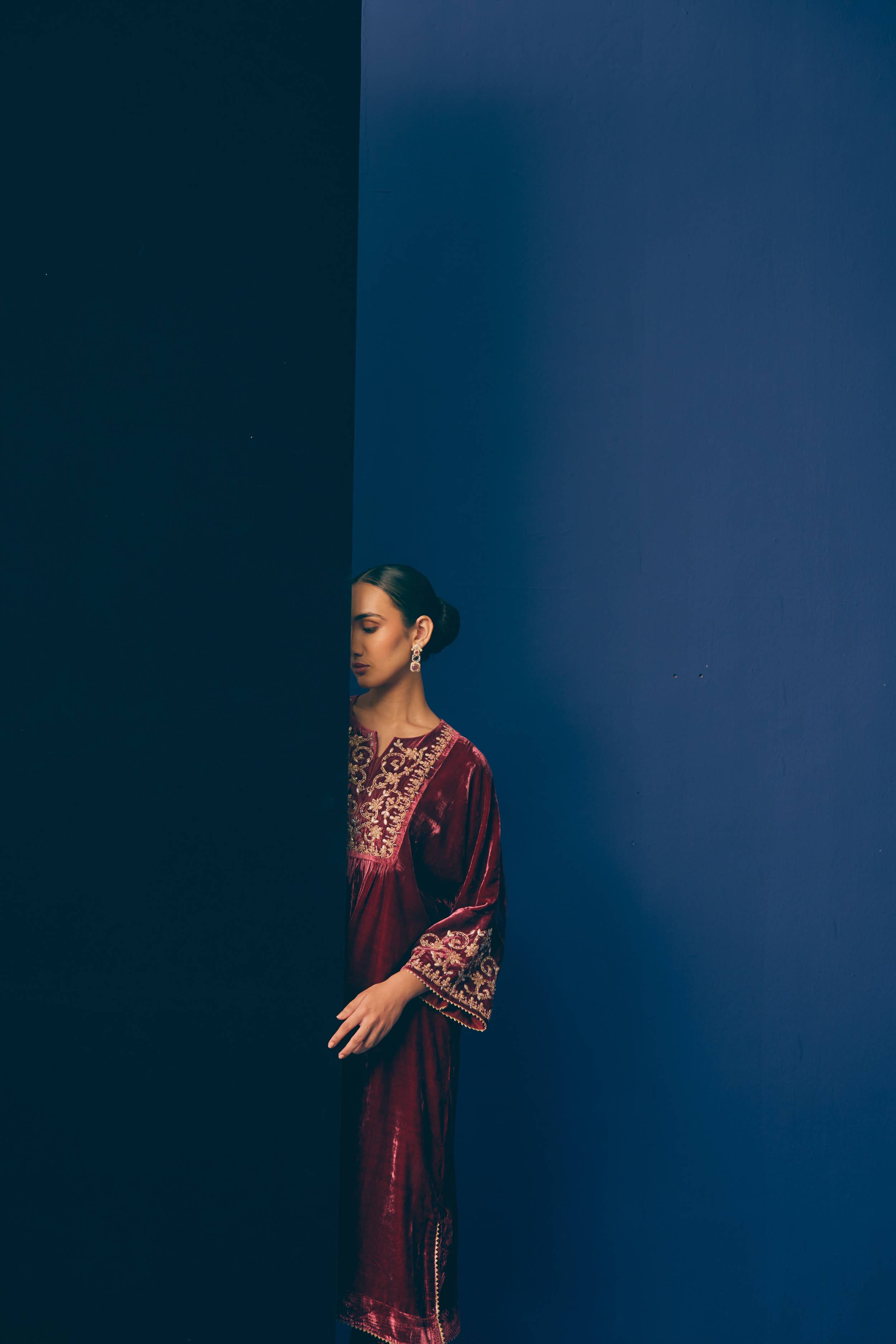 Chandni Heirloom Velvet Suit Set